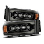 AlphaRex 880566 02-05 Dodge Ram NOVA-Series LED Projector Headlights Alpha-Black