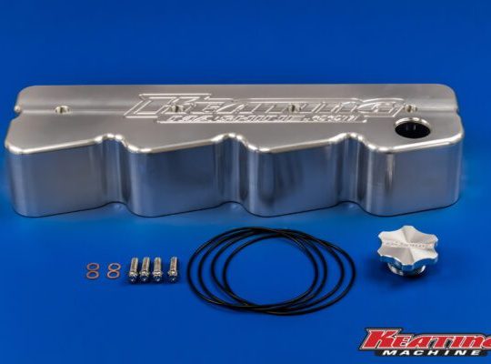 4BT billet valve covers 082323-1NOF-Pkt for Cummins 4BT 8 valve engine with pocket milled aluminum design