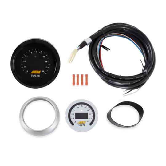 AEM Digital Volt Gauge 30-4400 universal voltage gauge backlit display