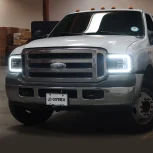 AlphaRex PRO-Series Halogen Projector Headlights Black (880315) for 2005-2007 Powerstroke 6.0L - Image 8