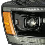 AlphaRex 880533 06-08 Dodge Ram LUXX-Series LED Projector Headlights Alpha-Black - Image 9