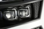 AlphaRex 880208 07-13 Chevrolet Silverado NOVA-Series LED Projector Headlights Jet Black - Image 8