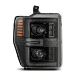 AlphaRex 880313 08-10 Ford Super Duty/Excursion LUXX-Series LED Projector Headlights Alpha-Black - Image 2