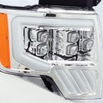 AlphaRex 880191 09-14 Ford F150 NOVA-Series LED Projector Headlights Chrome - Image 6