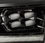 AlphaRex 880520 09-18 Ram Truck LUXX-Series (5th Gen 2500 Style) LED Projector Headlights Alpha-Black - Image 4