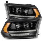 AlphaRex 880520 09-18 Ram Truck LUXX-Series (5th Gen 2500 Style) LED Projector Headlights Alpha-Black