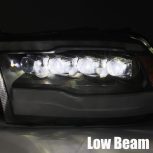Alpha Rex 880541 09-18 Ram Truck NOVA-Series LED Projector Headlights Alpha-Black - Image 5