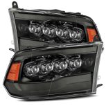 Alpha Rex 880541 09-18 Ram Truck NOVA-Series LED Projector Headlights Alpha-Black