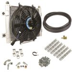BD Diesel Xtruded Trans Oil Cooler - 1/2 inch Cooler Lines 47RH,47RE,48RE,68RFE (1030606-1/2) for 1994-2012 Cummins 5.9L / 6.7L & 2003-2016 Powerstroke 6.0L / 6.4L / 6.7L / 7.3L