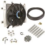BD Diesel Xtruded Trans Oil Cooler - 1/2 inch Cooler Lines 47RH,47RE,48RE,68RFE (1030606-1/2) for 1994-2012 Cummins 5.9L / 6.7L & 2003-2016 Powerstroke 6.0L / 6.4L / 6.7L / 7.3L