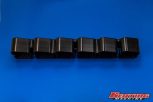 KM 12 Valve Billet Valve Cover-Black Anodized-Notched for Stock Lines (123012-1N-Black) for 1989-1998 Cummins 5.9L - Image 2
