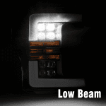 AlphaRex 880102 17-19 Ford Super Duty NOVA-Series LED Projector Headlights Black - Image 6