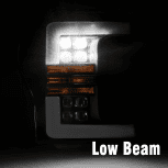 AlphaRex 880102 17-19 Ford Super Duty NOVA-Series LED Projector Headlights Black - Image 6