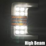 AlphaRex 880102 17-19 Ford Super Duty NOVA-Series LED Projector Headlights Black - Image 7