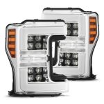 AlphaRex 880101 17-19 Ford Super Duty NOVA-Series LED Projector Headlights Chrome