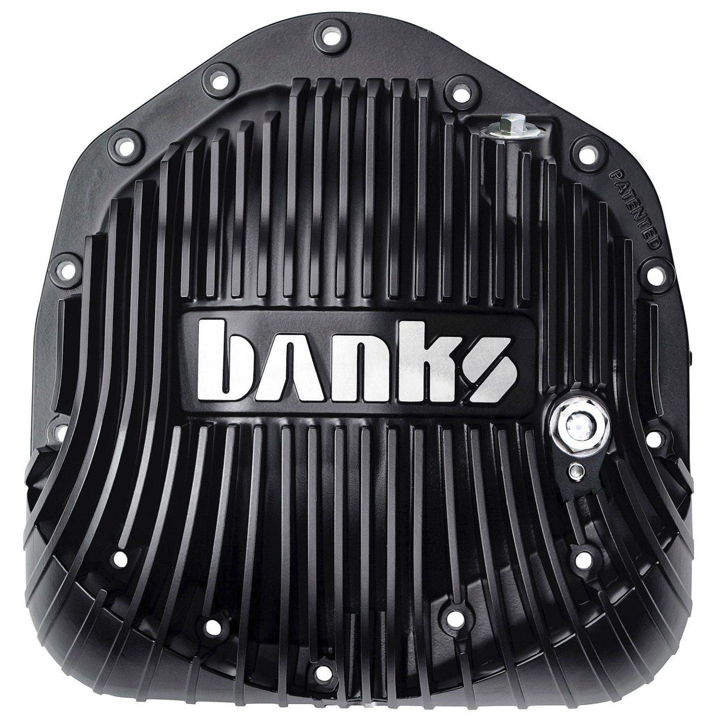 19269_Black_DiffCover_v4_with_NPT Banks Ram-Air® Differential Cover Kit - Black Ops (19269) - Image 1