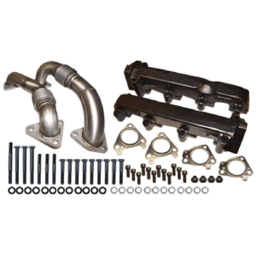 ATS Pulse Flow Exhaust Manifold Kit Fits 2001-2004 6.6L Duramax - Image 1