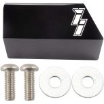 Industrial Injection Gloss Black Powder Coated Aluminum Turbo Heat Shield Upgrade Kit (228708)