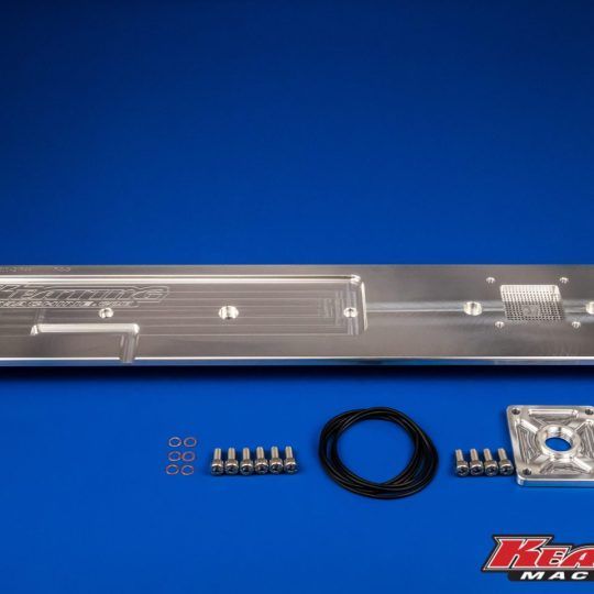 VP44 billet tappet cover with breather port for 1998.5–2002 Cummins 5.9L