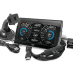 Edge Insight+ monitor 84140 installed on a diesel truck with custom tuning support