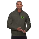 Review Diesel quarter zip fleece sweatshirt