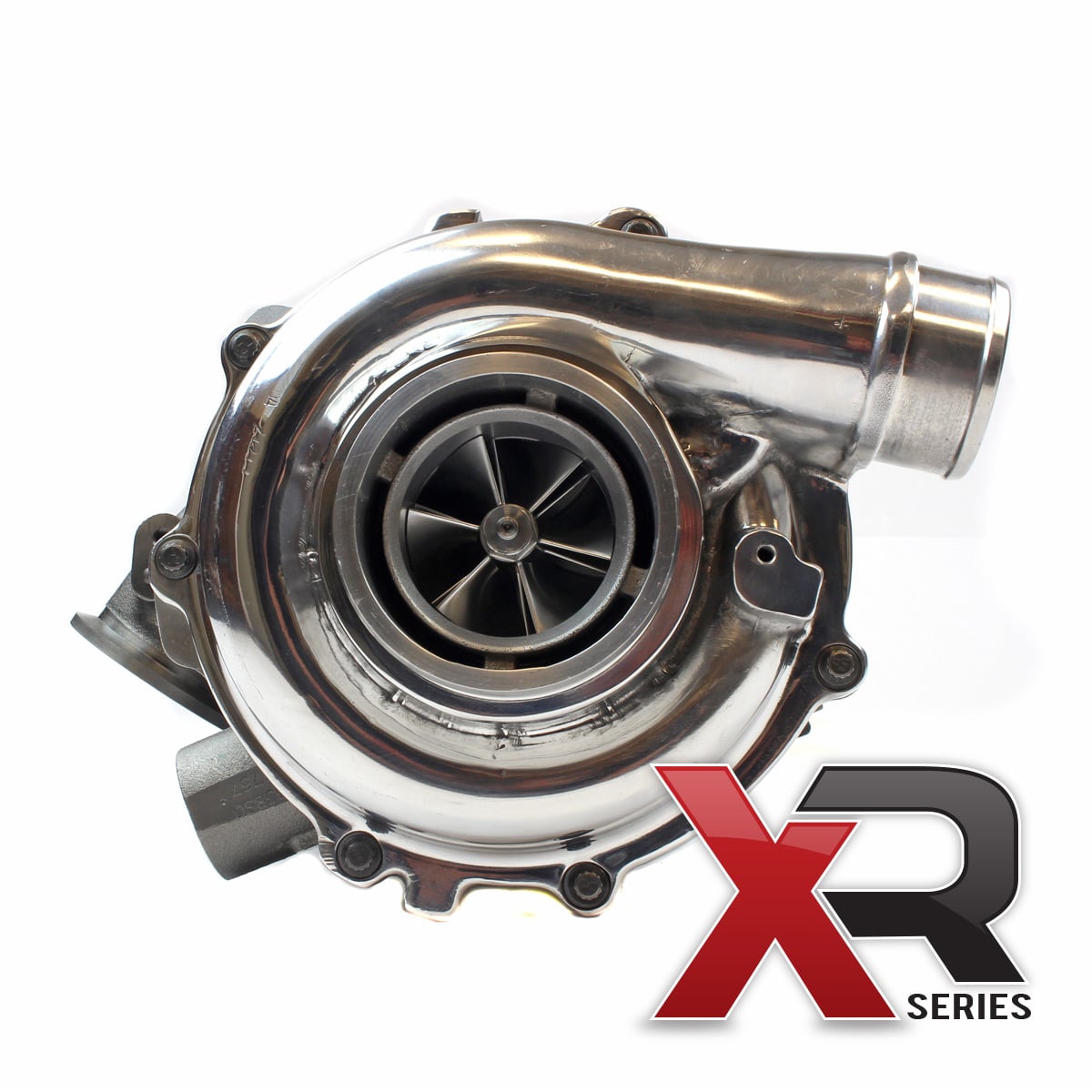 2004.5-2007 6.0L Power Stroke XR1 Series Turbocharger POLISHED COMP (743250-0024-XR1P) - Image 1