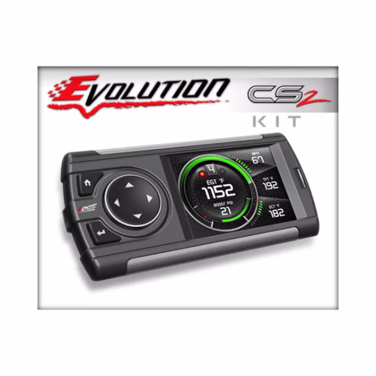Edge Evolution CS2 diesel tuner with color screen monitor