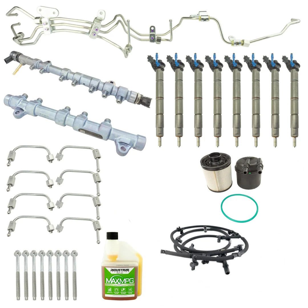 2014-16 Ford 6.7L Power Stroke Chassis Cab Disaster Kit w Injectors - NO PUMP (3GE103) - Image 1