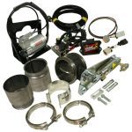 BD Diesel EXHAUST BRAKE (REMOTE) w/NON-VGT TURBO & 4-INCH EXHAUST KIT c/w AIR COMPRESSOR (1027344) for 2007.5-2017 Cummins 6.7L