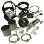 BD Diesel EXHAUST BRAKE (REMOTE) w/NON-VGT TURBO & 4-INCH EXHAUST KIT c/w AIR COMPRESSOR (1027344) for 2007.5-2017 Cummins 6.7L