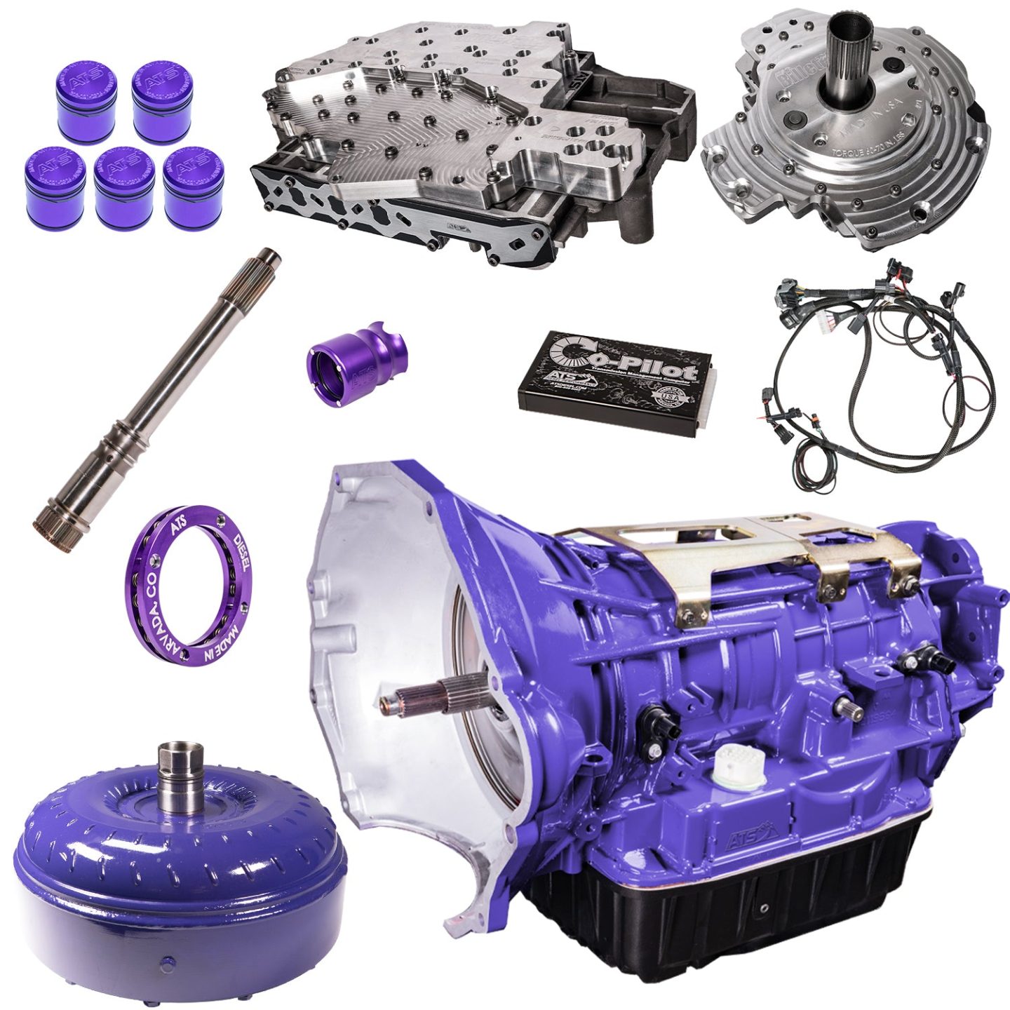 Stage 2 68Rfe Transmission Package 4Wd 5 Year 500000 Mile Warranty 2007.5-2011 Dodge Ram 6.7L Cummins ATS Diesel Performance CORE CHARGE OF $2200 - Image 1