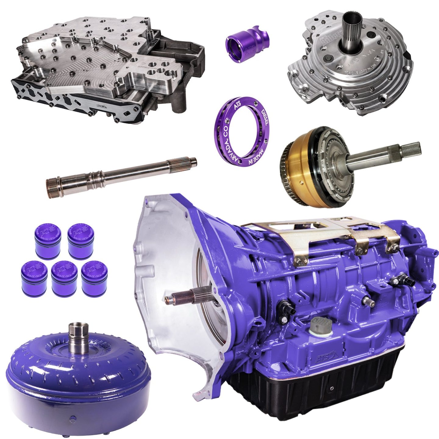 Stage 3 68Rfe Transmission Package 4Wd 1 Year 100000 Mile Warranty 2012-2018 Ram 6.7L Cummins ATS Diesel Performance CORE CHARGE OF $2200 - Image 1