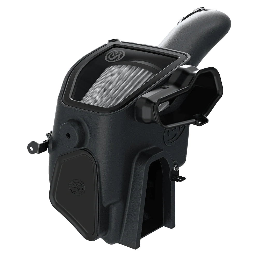 75-5140D_8 S&B cold air intake 75-5140D 6.7L Powerstroke 2020-2024 dry extendable white filter