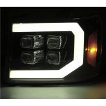 AlphaRex NOVA-Series LED Projector Headlights Jet Black (880608) for 2007-2014 Duramax - Image 9