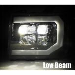 AlphaRex NOVA-Series LED Projector Headlights Jet Black (880608) for 2007-2014 Duramax - Image 7