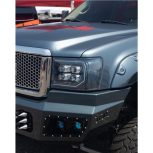 AlphaRex NOVA-Series LED Projector Headlights Jet Black (880608) for 2007-2014 Duramax - Image 3