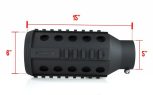 Sinister Diesel 5"-6" AR-15® Exhaust Tip (SDEXHSTAR56) Universal - Image 2