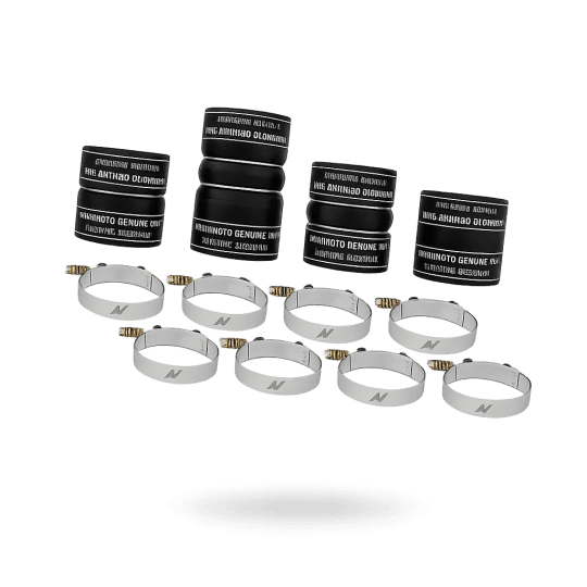 Mishimoto Boot Kit MMBOOT-64P for 2008-2010 6.4L Powerstroke silicone boots with T-bolt clamps