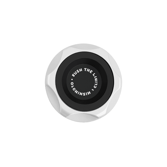 Mishimoto Oil Cap MMOFC-MUS1-BK black aluminum cap for Powerstroke engine