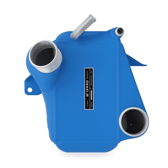 Mishimoto intercooler MMINT-F2D-11BL blue for 6.7 Powerstroke air to water performance upgrade