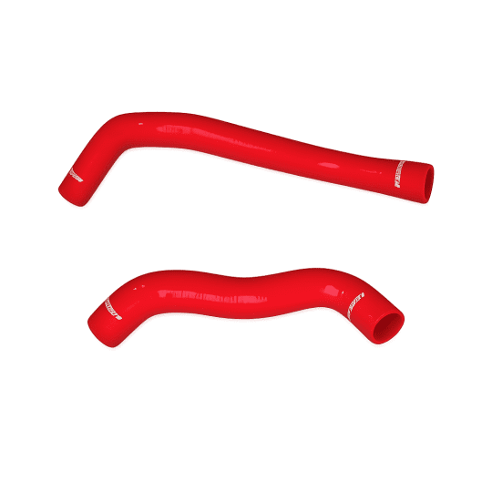 Mishimoto MMHOSE-F250D-99RD coolant hose red for 7.3 Powerstroke silicone cooling upgrade