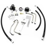 7.3 Powerstroke fuel bowl delete kit DD-73FS-FBD-RRK-V3 improves fuel pressure, reduces leaks, and enhances performance with a regulated return system.