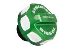 Sinister Diesel Fuel Cap -Green- (SDFFC080120GRN) for 2008-2020 Powerstroke 6.4L / 6.7L - Image 3