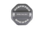 Sinister Diesel Fuel Cap -Gray- (SDFFC080120GRY)  for 2008-2020 Powerstroke 6.4L / 6.7L - Image 3