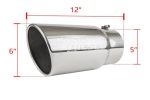 Sinister Diesel Exhaust Tip 5"-6" Polished 304 Stainless Steel (SD56POL) Universal - Image 2