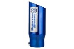 Sinister Diesel Dual Wall Exhaust Tip w/angle Cut 5"-6" Blue (SDETAC56BLU) Universal - Image 4
