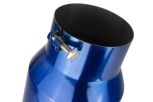 Sinister Diesel Dual Wall Exhaust Tip w/angle Cut 4"-8" Blue (SDETAC48BLU) Universal - Image 6