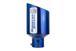 Sinister Diesel Dual Wall Exhaust Tip w/angle Cut 4"-8" Blue (SDETAC48BLU) Universal