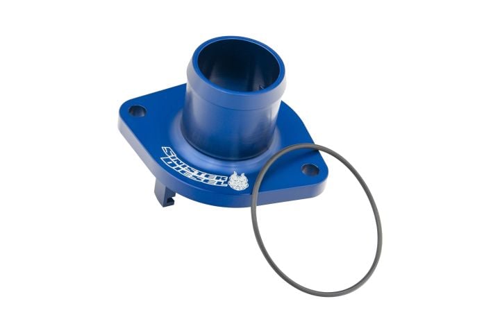 DSC5034_720x480 Sinister Diesel Thermostat Housing (SDTHERMO60) for 2003-2007 Powerstroke 6.0L - Image 1