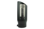 Sinister Diesel Dual Wall Exhaust Tip w/angle Cut 5"-6" Black (SDETAC56B) Universal
